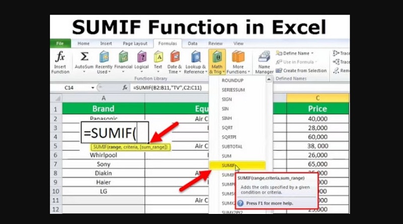 Bí Kíp Cách Dùng Hàm Sumif Trong Excel Dành Cho Dân Văn Phòng - Totolink  Việt Nam